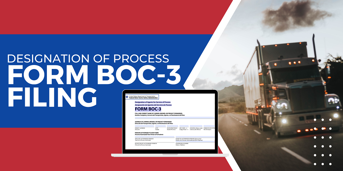 Designation of Process (FORM BOC-3) Filing